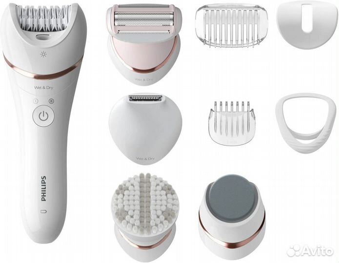 Эпилятор Рhilips BRE740 Epilator Series 8000, белы