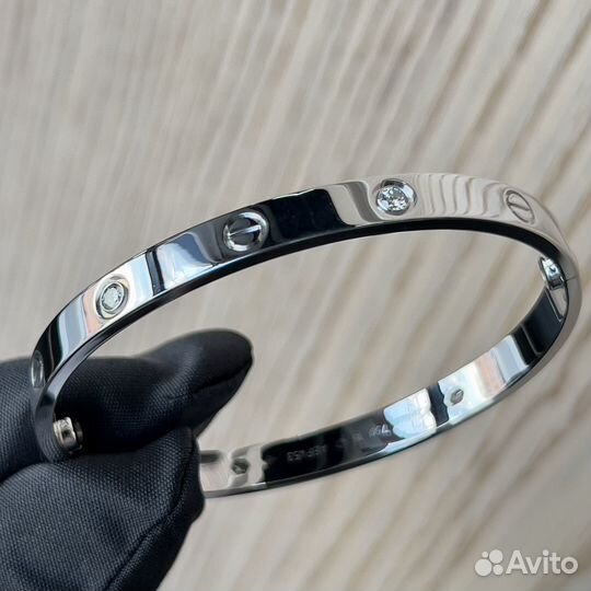 Браслет Cartier love bracelet 4 diamonds