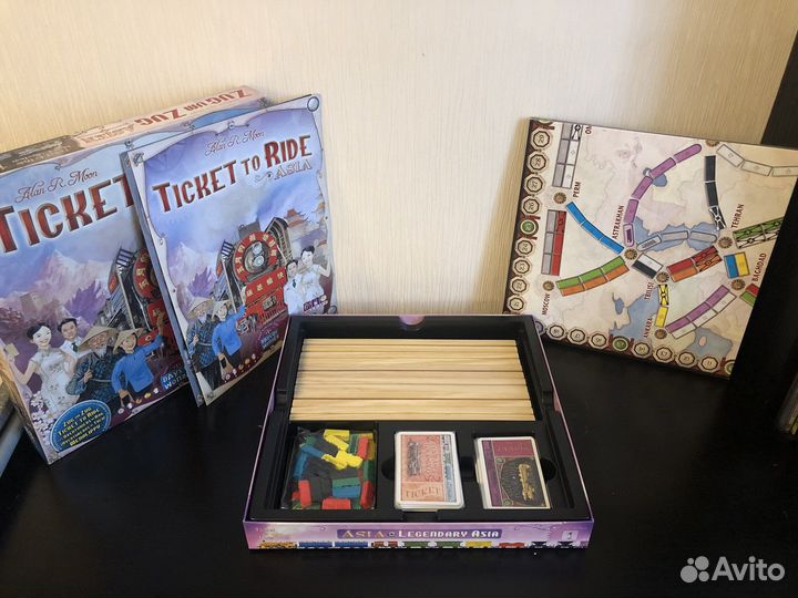 Настольная игра Билет на поезд. Азия