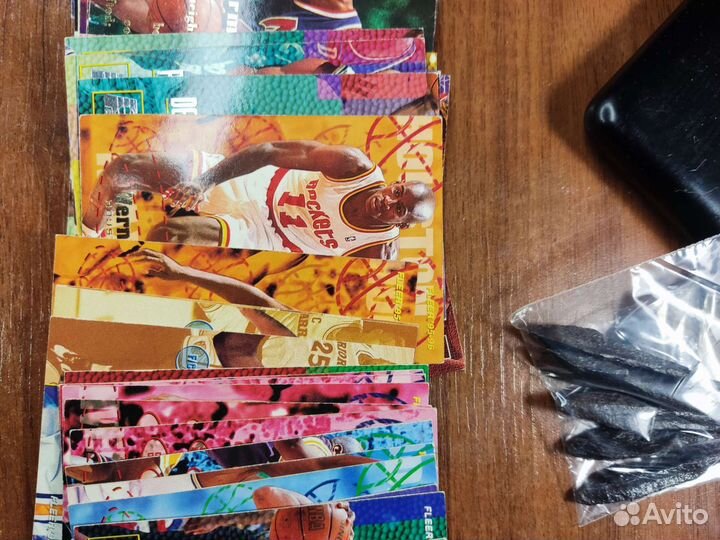 Fleer баскетбольные карточки