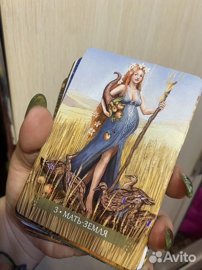 Таро Зеленой ведьмы+ чехол и салфетка