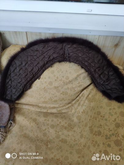 Меховой воротник песец