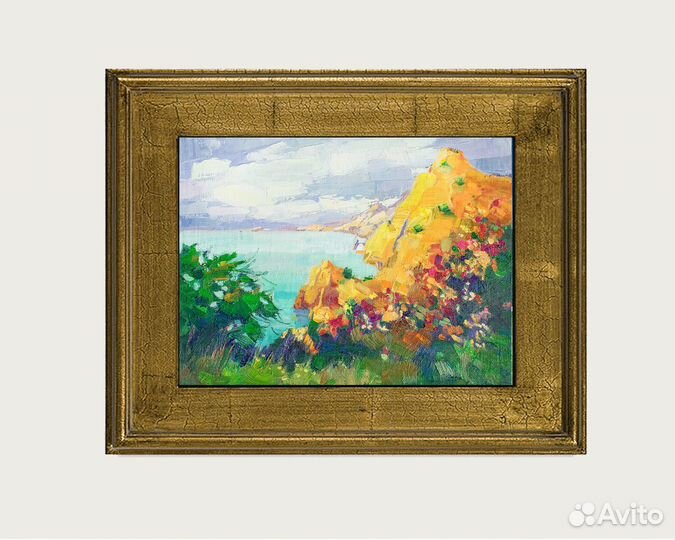 Картина маслом Яркий август