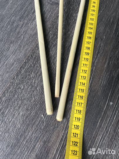 Пампасная трава сухоцвет 3шт 120см