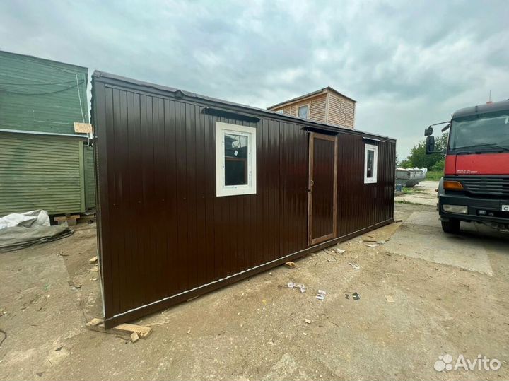 Хозблок деревянный дачный домик