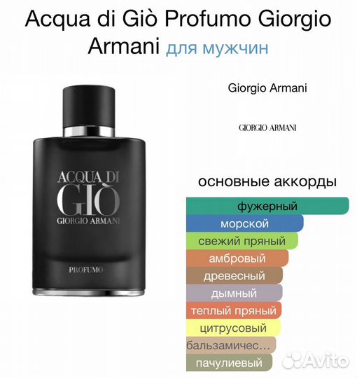 Acqua Di Gio Парфюм(75 мл)