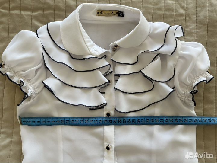 Блузка школьная 128 134 140 148