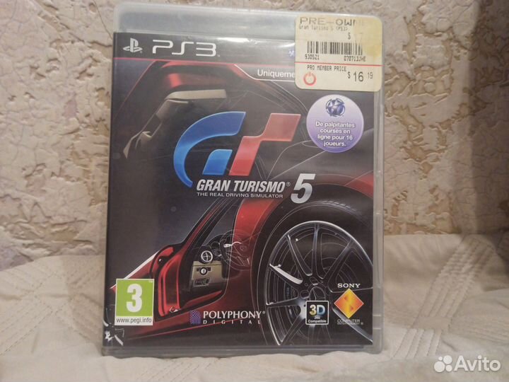 Игровые диски на ps3 Godfather и Gran Turismo 5