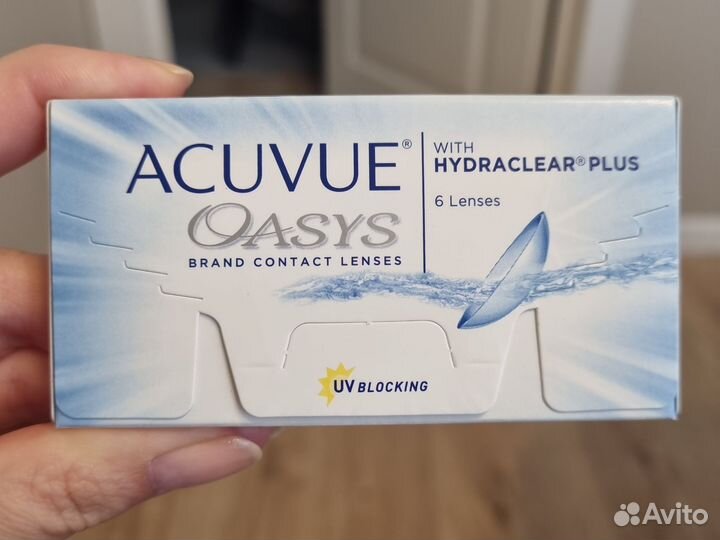 Линзы acuvue oasys with hydraclear plus -5,75,8,4