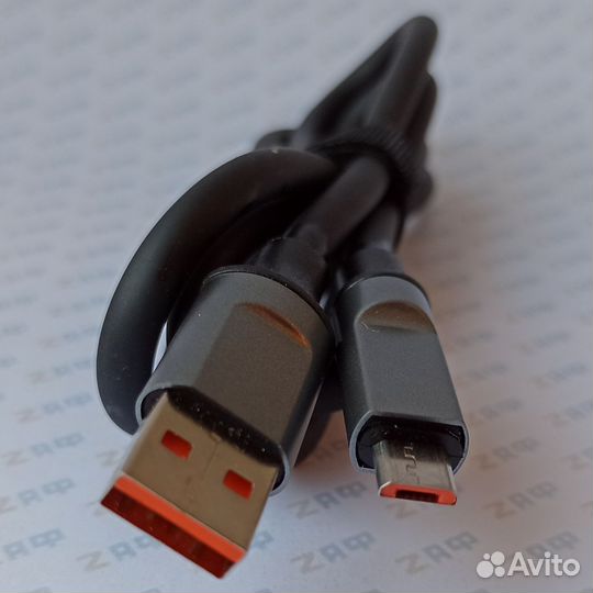 Кабель толстый USB Type-C microusb Lightning