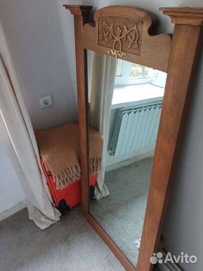 Зеркало старинное антикварное в раме