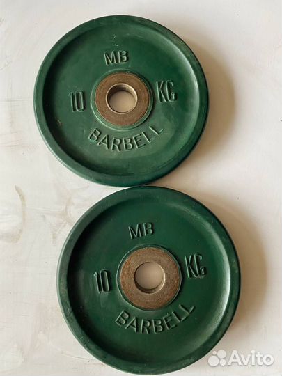 Блины для штанги обрезиненные