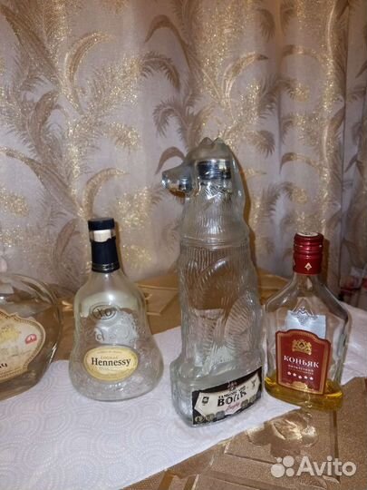 Бутылки от коньяка