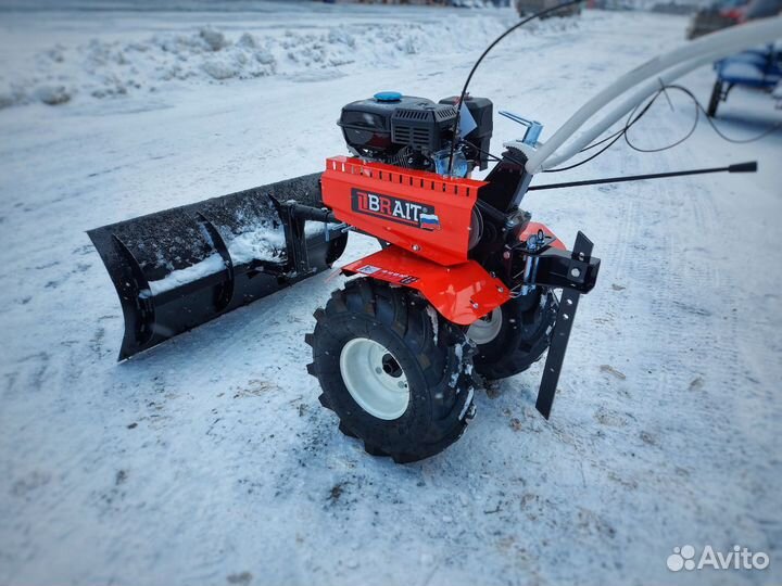 Мотоблок brait MKP 403W на больших колесах