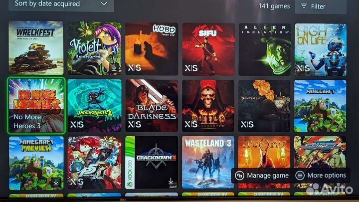 Игры Xbox 140 шт