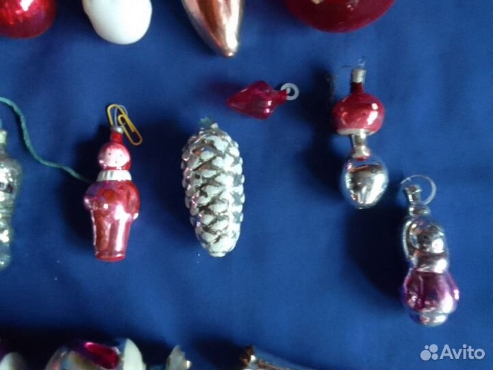 Раритет из СССР - Набор ёлочных игрушек