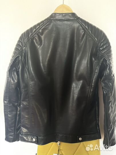 Кожаная куртка zara