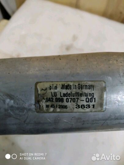 Патрубок турбины Jeep Grand Cherokee wk 3.0 d