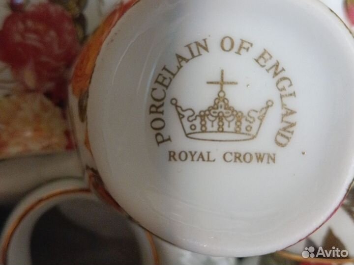Чайный сервиз фарфор royal crown
