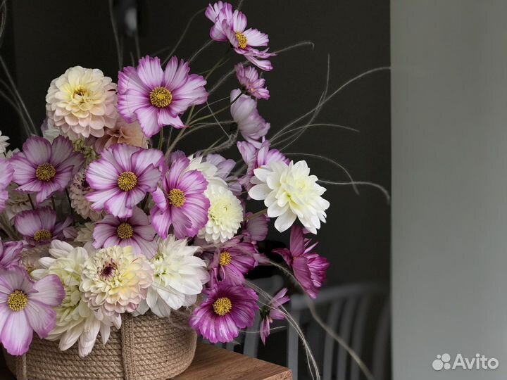 Живые цветы букеты