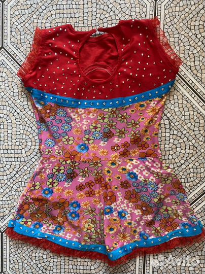 Купальник для гимнастики/акробатики нарядный бу