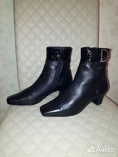 Ботильоны сапоги натуральная кожа destra