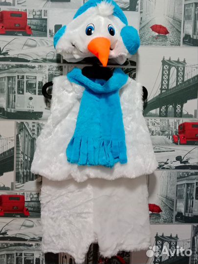 Костюм снеговика, аренда