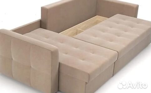 Угловой Диван-Еврокнижка с механизмом Тик-Так