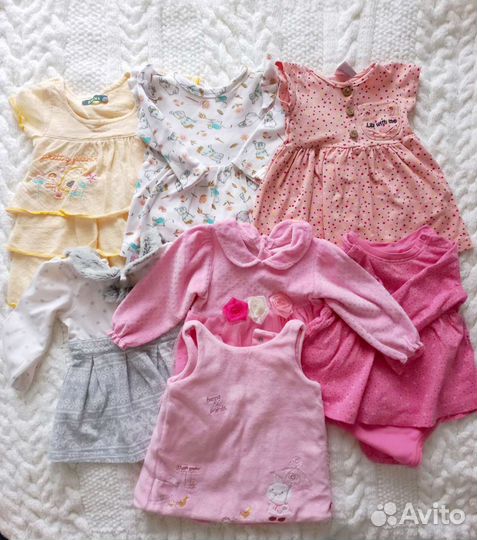 Пакет вещей для девочки 68 размер