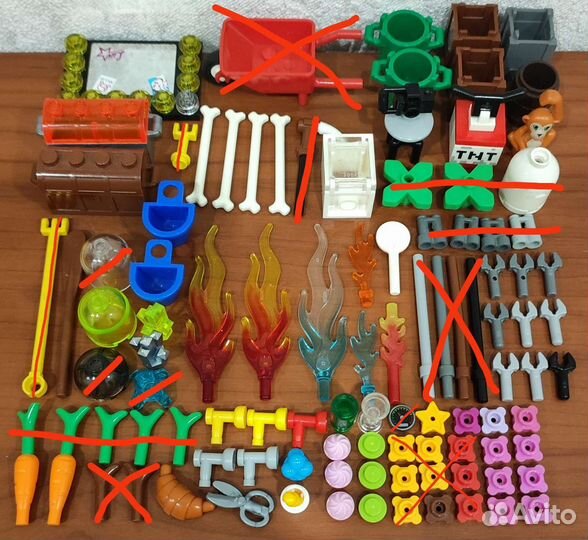 Оригинальные детали Лего поштучно либо по цветам