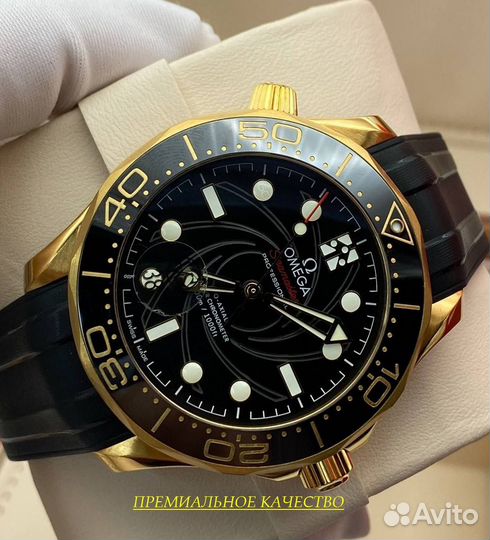 Премиальные мужские часы Omega с гарантией