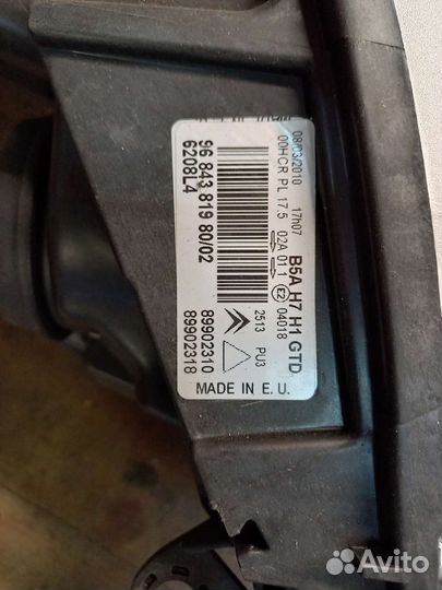 Фары на citroen c4