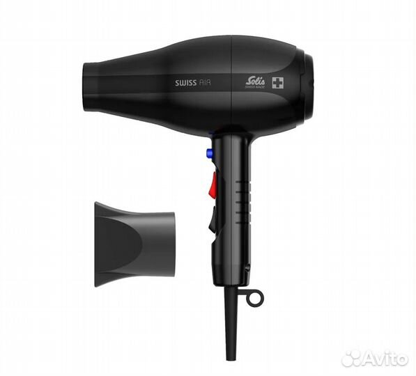 Фен Solis Swiss Air Black 360, черный