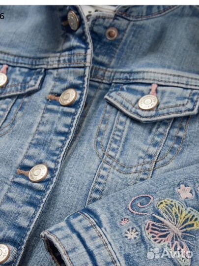 Джинсовая куртка для девочки