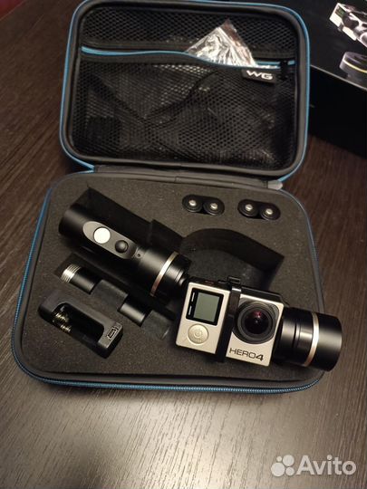 Экшн камера Gopro 4 Silver+ стабилизатор Feiyu Tec