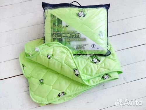Одеяло лёгкое бамбук 1,5 спальное