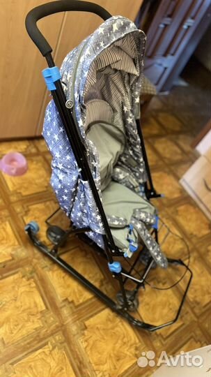 Коляска санки