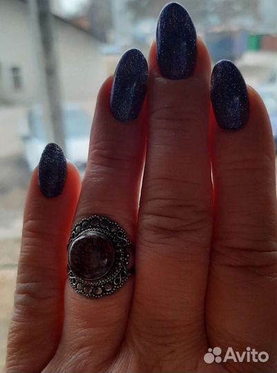Серебряное кольцо с динобоном