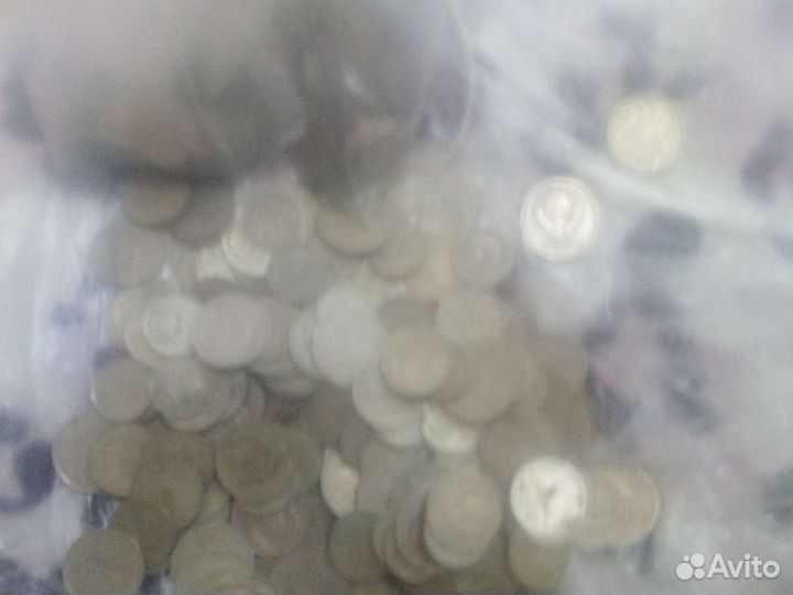 Монеты ссср10;15;20копеекразныхгодов