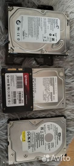 Жёсткие диски, ssd, hdd