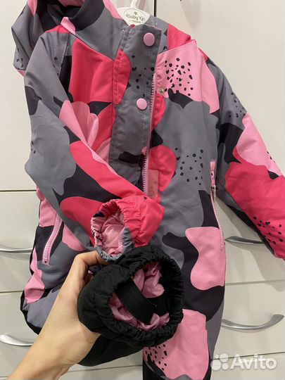 Зимний комбинезон для девочки 98
