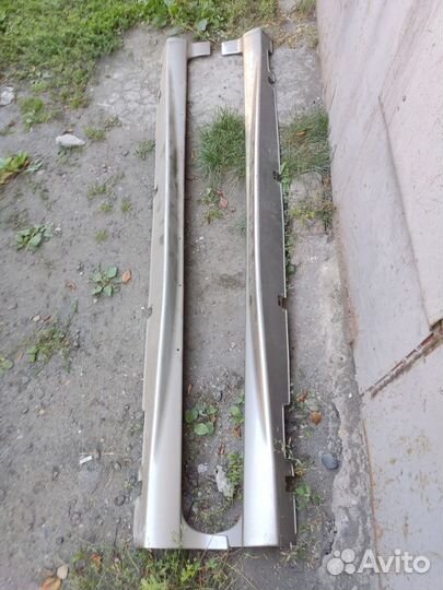 Накладки на пороги honda авансиер