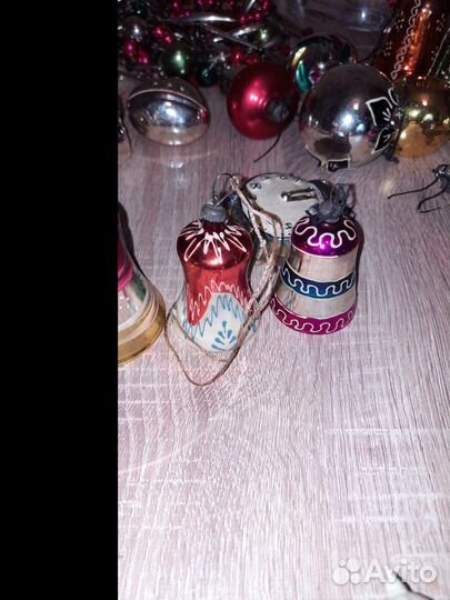 Елочные игрушки СССР на прищепке