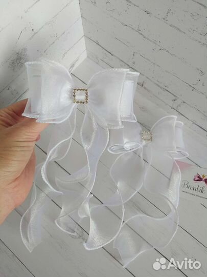 Школьные банты ручной работы