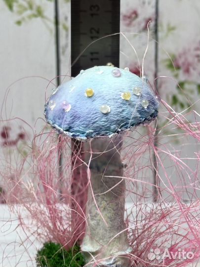 Грибы из ваты. Ватная игрушка