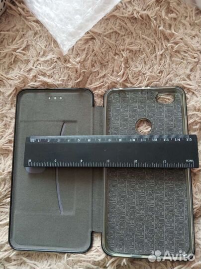 Чехол кожаный на телефон Xiaomi Redmi Note 5 A