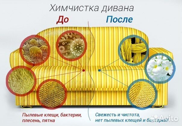 Химчистка мягкой мебели и ковровых изделий