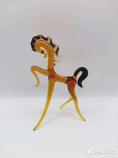 Статуэтка Лошадка Стекло Гутная техника
