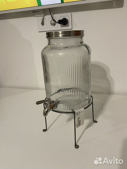 Кувшин с краном (лимонадница) IKEA Вардаген 5 л