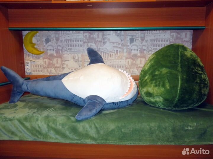 Новые мягкие игрушки Акула Авокадо